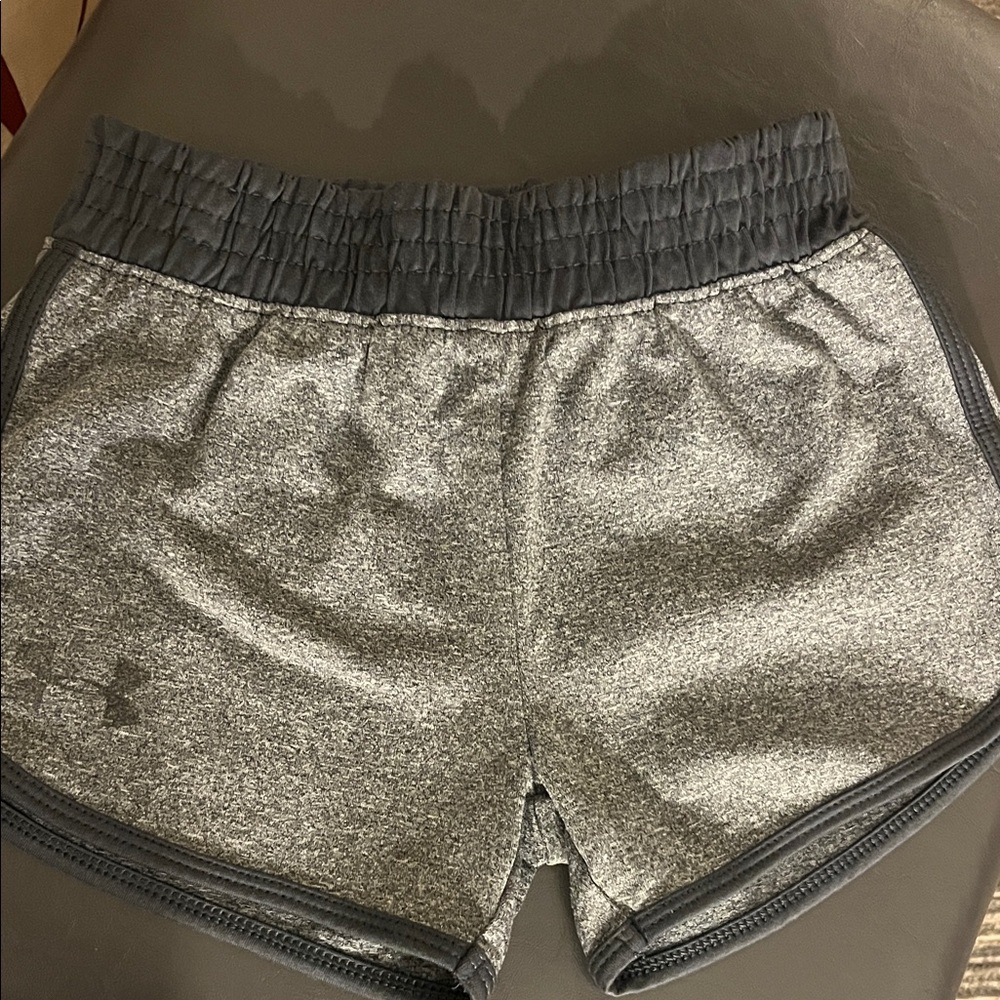 Under Armour Kids Charcoal Gray Shorts